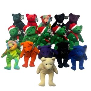 Set of 16 Salvino MLB Bamm Beano's Bears w/Tags - Griffey Jr. & More